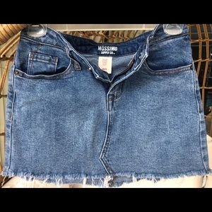 Mini Jean Skirt